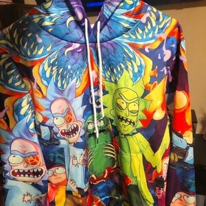 Colorful Rick & Morty Hoodie